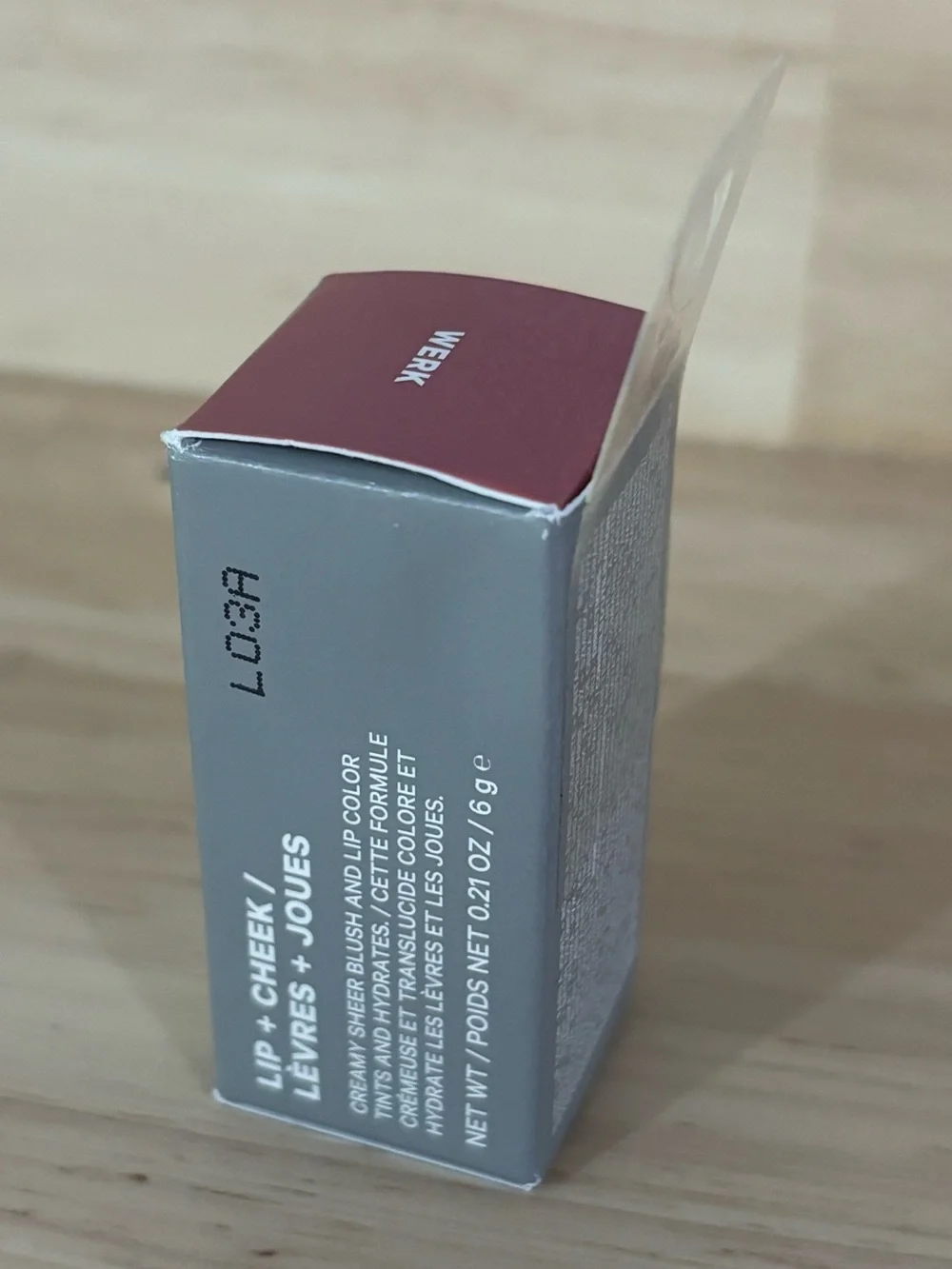 Milk Makeup Lip + Cheek Cream Blush Stick Werk 0.21oz/6g New With Box
